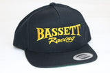 Bassett Racing Embroidered Snapback Hat