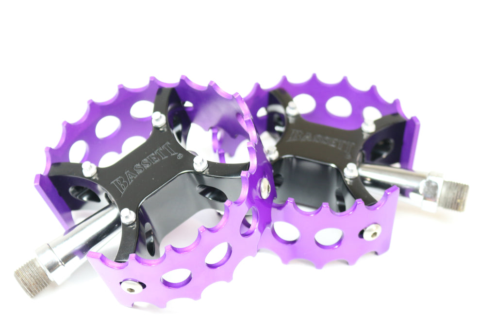 bmx pedals Bassett Full Moon Pro Pedal (Chrome Shaft) – Bassett BMX